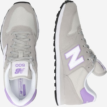 new balance حذاء رياضي بلا رقبة '500' بلون رمادي