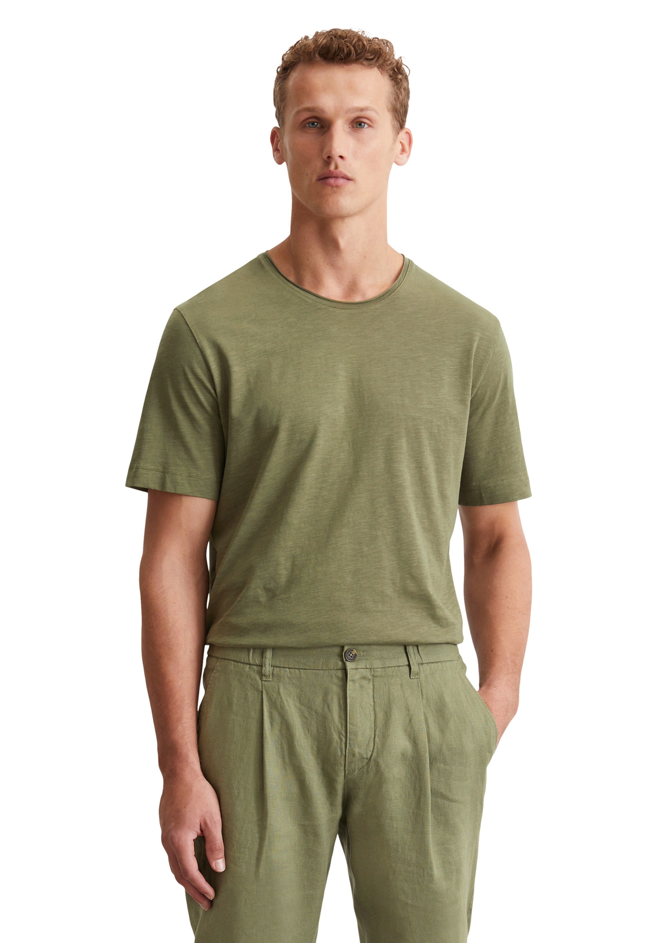 Marc O'Polo T-Shirt in Grün: Vorderseite