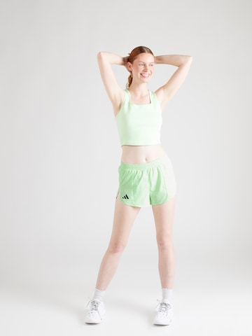ADIDAS PERFORMANCE Normalny krój Spodnie sportowe 'ADIZERO' w kolorze zielony