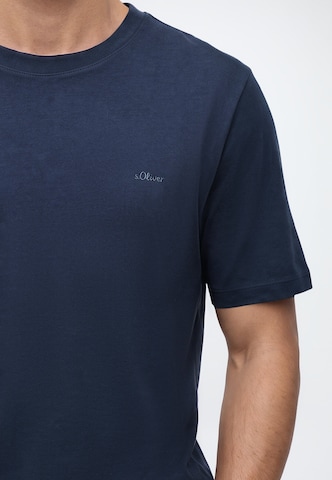 s.Oliver Men Big Sizes Shirt in Blue