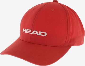 GOLDEN HEAD Hat & Cap in One size in Red: front
