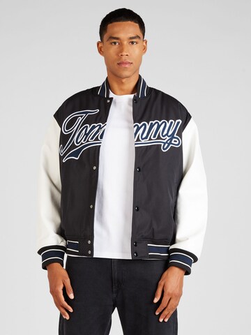 Veste mi-saison Tommy Jeans en noir : devant