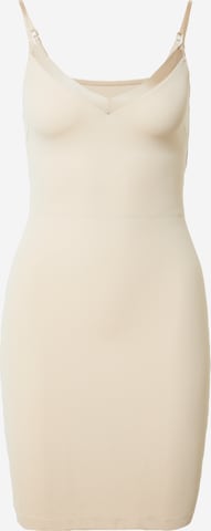 Robe gainante 'Matt' Lindex en beige : devant