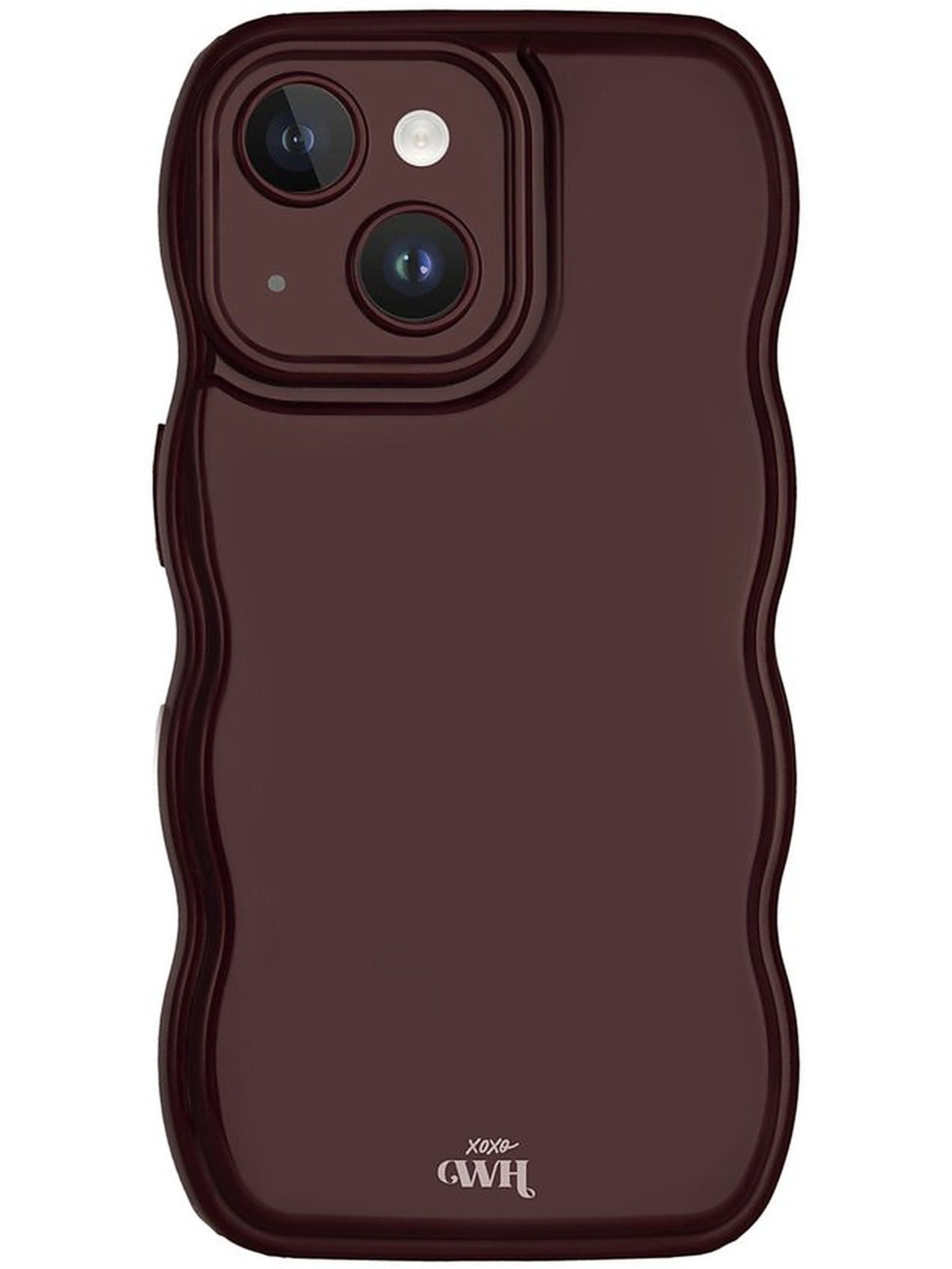 xoxoWildhearts Smartphone case 'Glossy Wavy' in Red: front