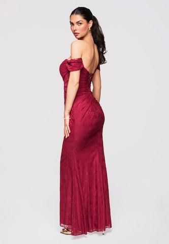 Ombre Evening dress in Red