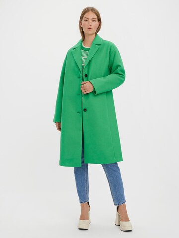 VERO MODA Prechodný kabát 'Fortune Lyon' - Zelená