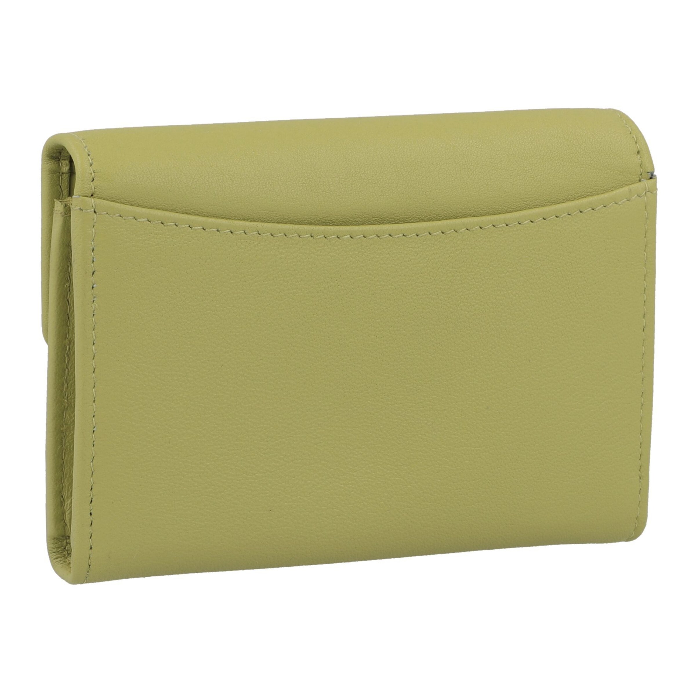 Braun Büffel Wallet in Green