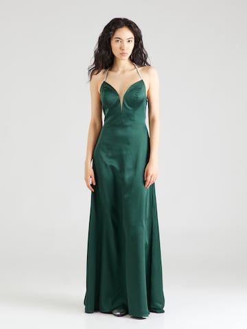 Robe de soirée MAGIC NIGHTS en vert : devant