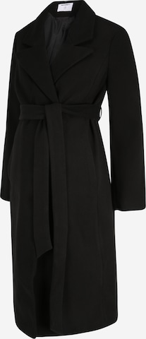 Dorothy Perkins Maternity Between-Seasons Coat in Black: front