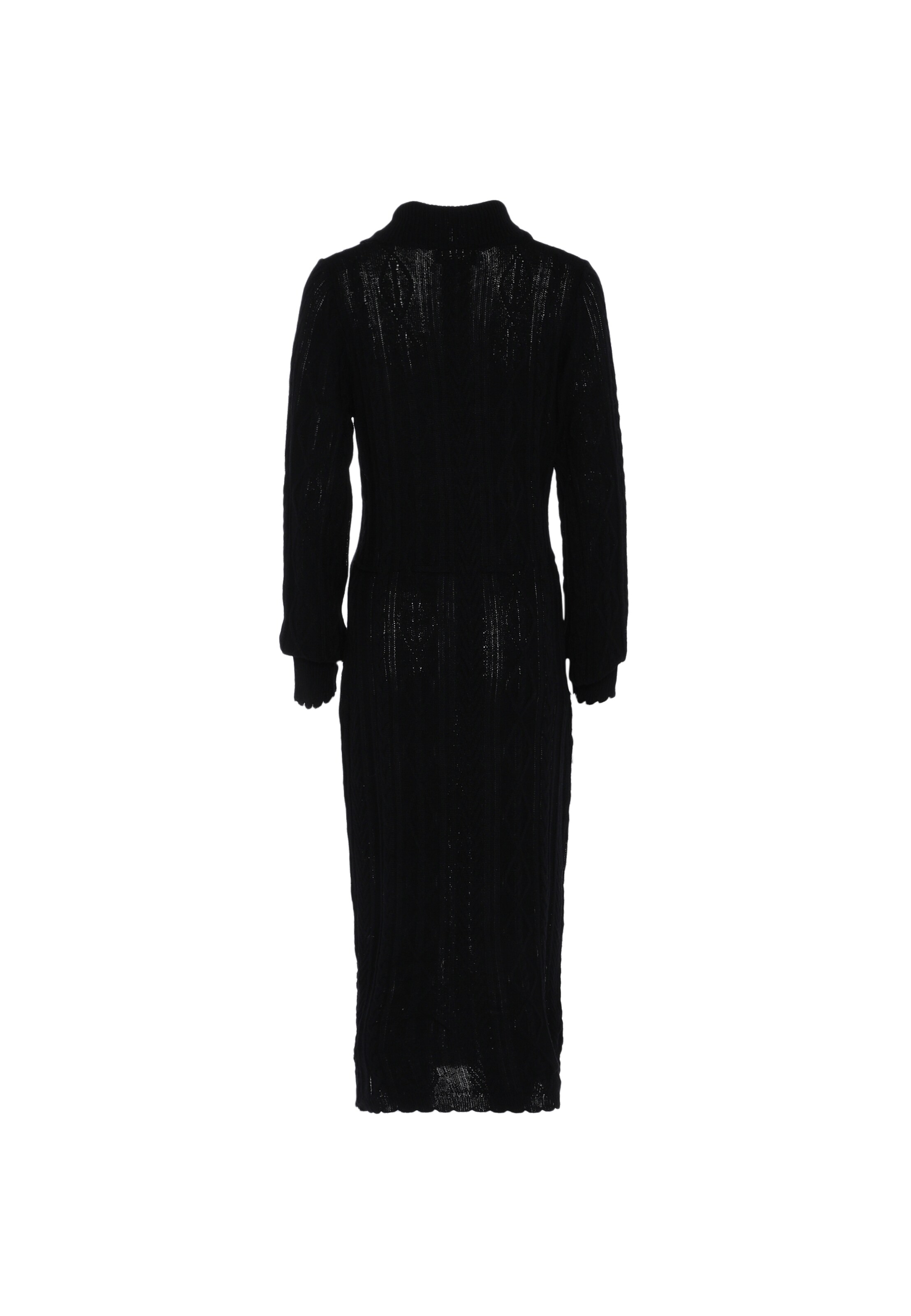 faina Pletené šaty - Čierna