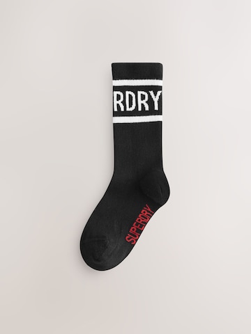 Superdry Nogavice | črna barva