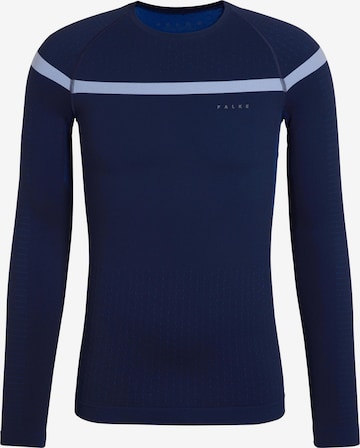 FALKE Base Layer in Blau: Vorderseite