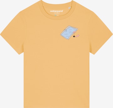 Watapparel T-Shirt in Gelb: Vorderseite
