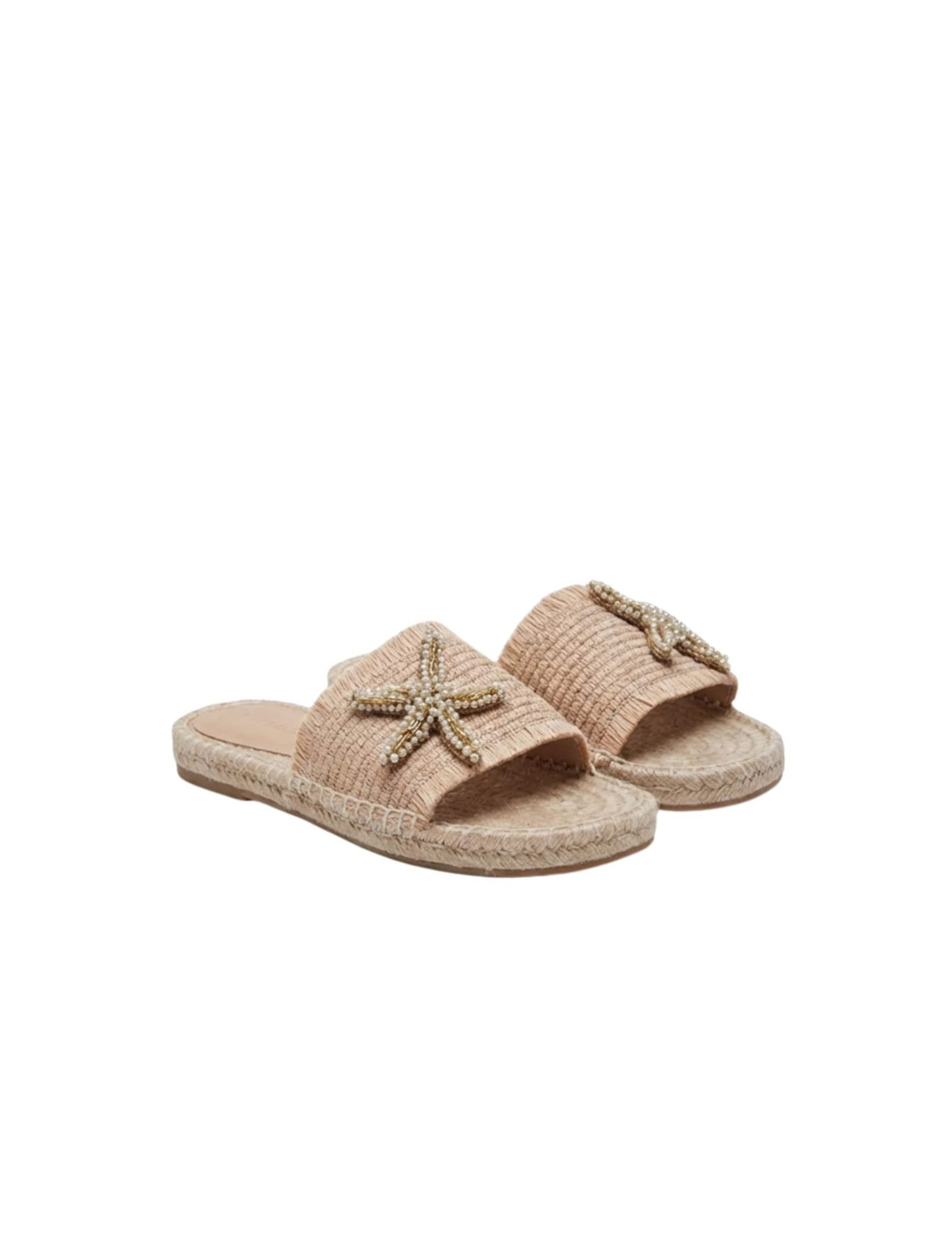 Mule South Beach en beige