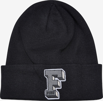 Bonnet FUBU en noir : devant