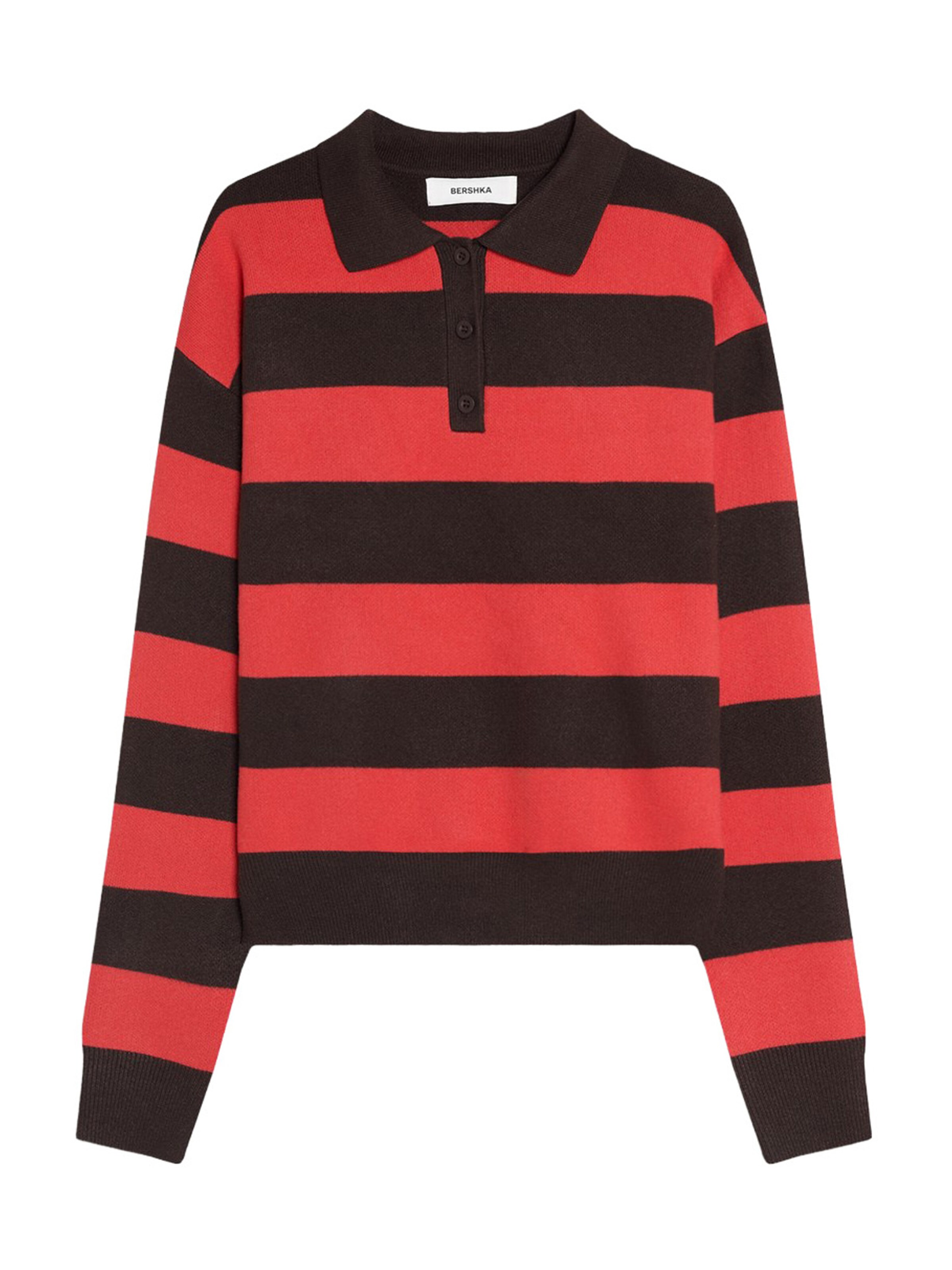 Bershka Sweater in Brown: front