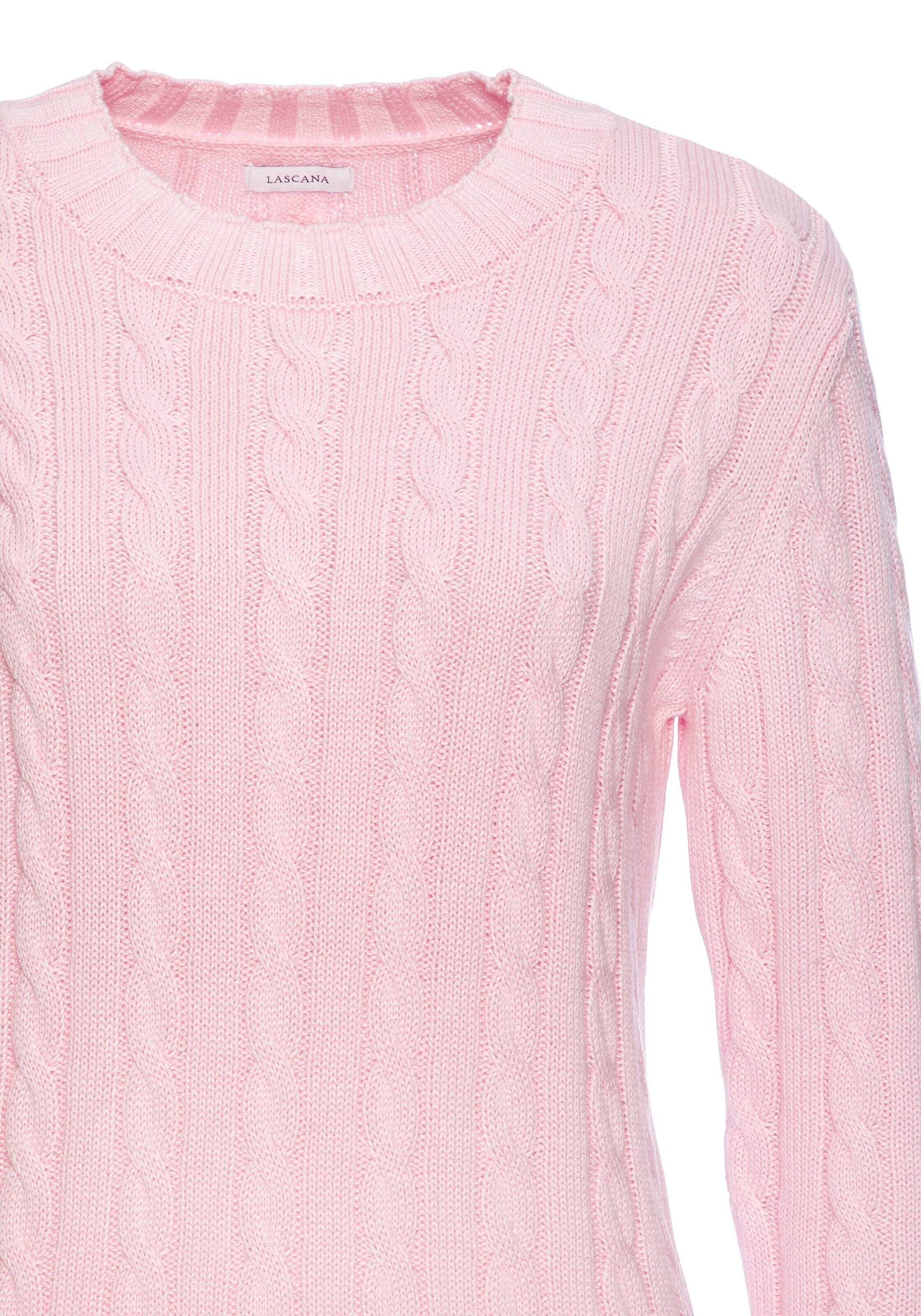 LASCANA Pulover | roza barva