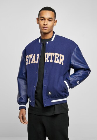 Starter Black Label Regular fit Between-Season Jacket in Blue