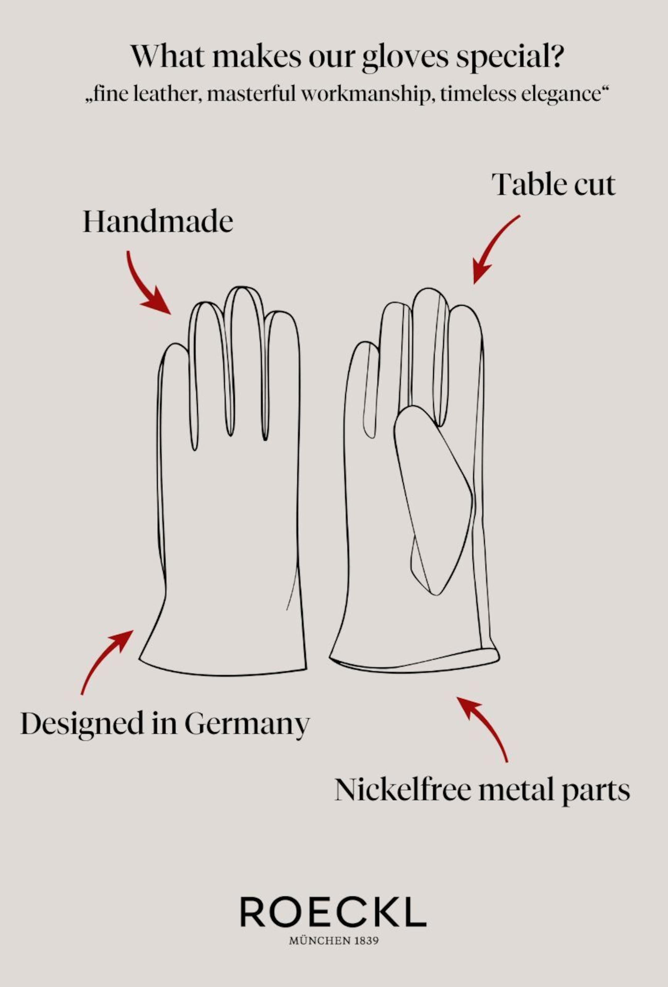 Roeckl Wanten ' OPPDAL ' in Beige