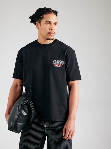 GUESS Originals T-Shirt 'GO AMERICAN CLASSIC' in Schwarz