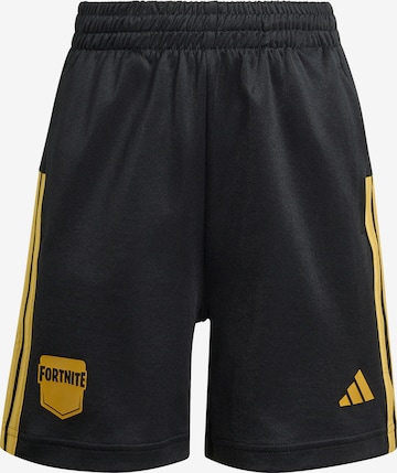 ADIDAS SPORTSWEAR Regular Urheiluhousut värissä musta: etupuoli