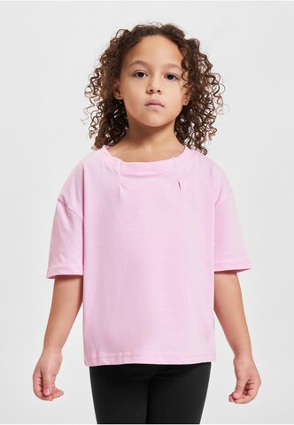Urban Classics Μπλουζάκι 'Pleat' σε ροζ