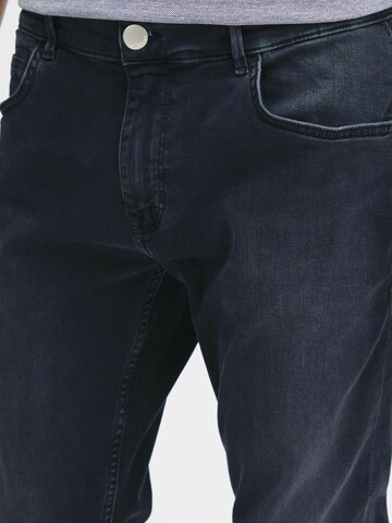 Casual Friday Slimfit Jeans 'Ry' in Blau