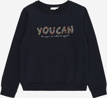 NAME IT Sweatshirt 'TELANTE' in Blauw: voorkant