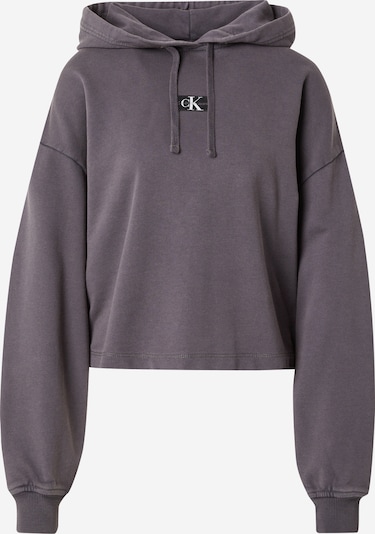Calvin Klein Jeans Sportisks džemperis, krāsa - grafīta / melns / balts, Preces skats