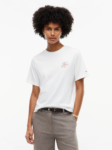 TOMMY HILFIGER Μπλουζάκι σε μπεζ: μπροστά