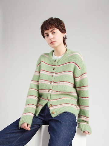 TOPSHOP Kardigan 'CARO' w kolorze zielony: przód