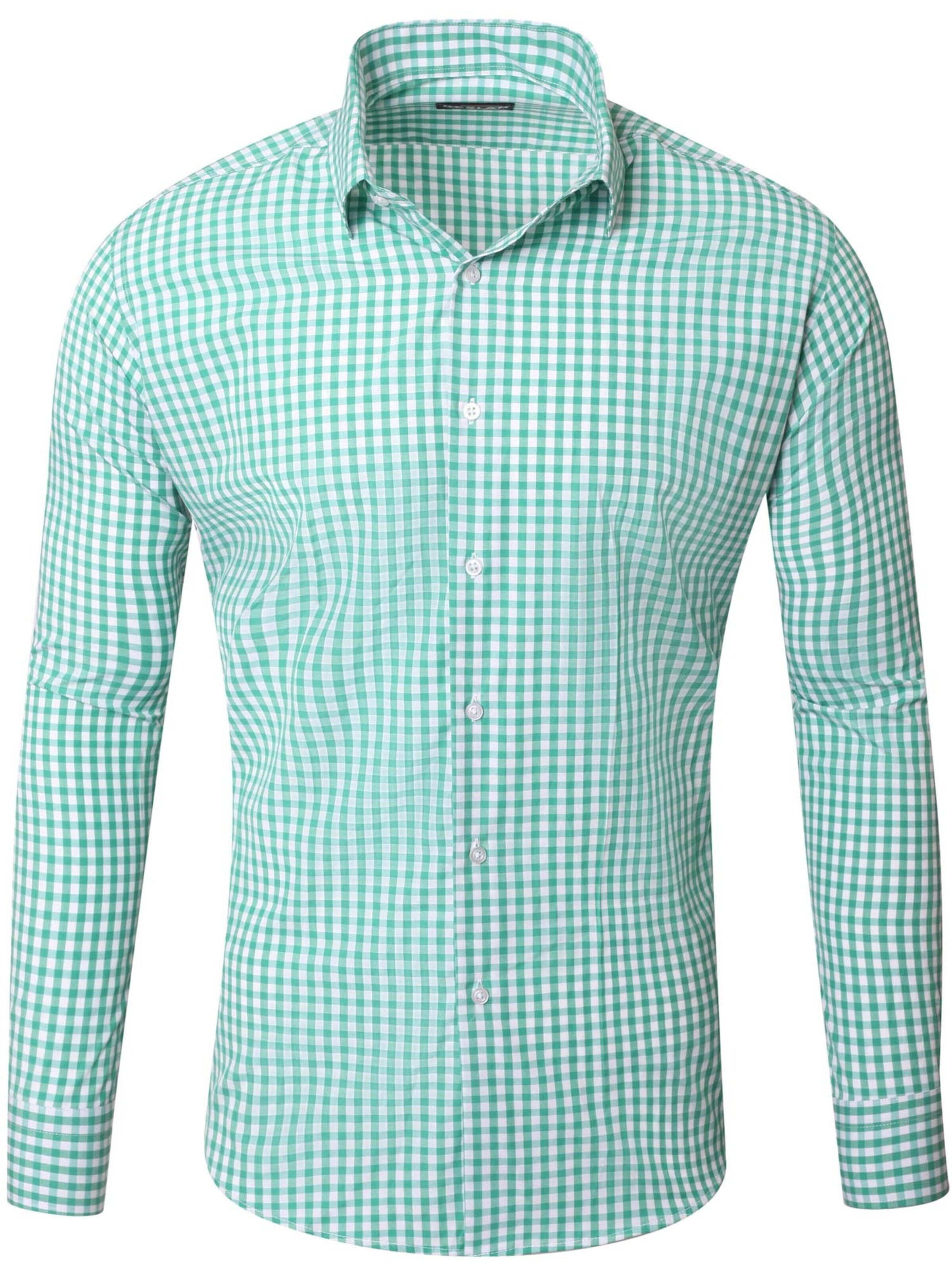 Reslad Button Up Shirt 'RS7007' in Green: front