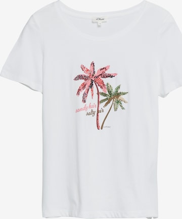 s.Oliver Shirt in White: front