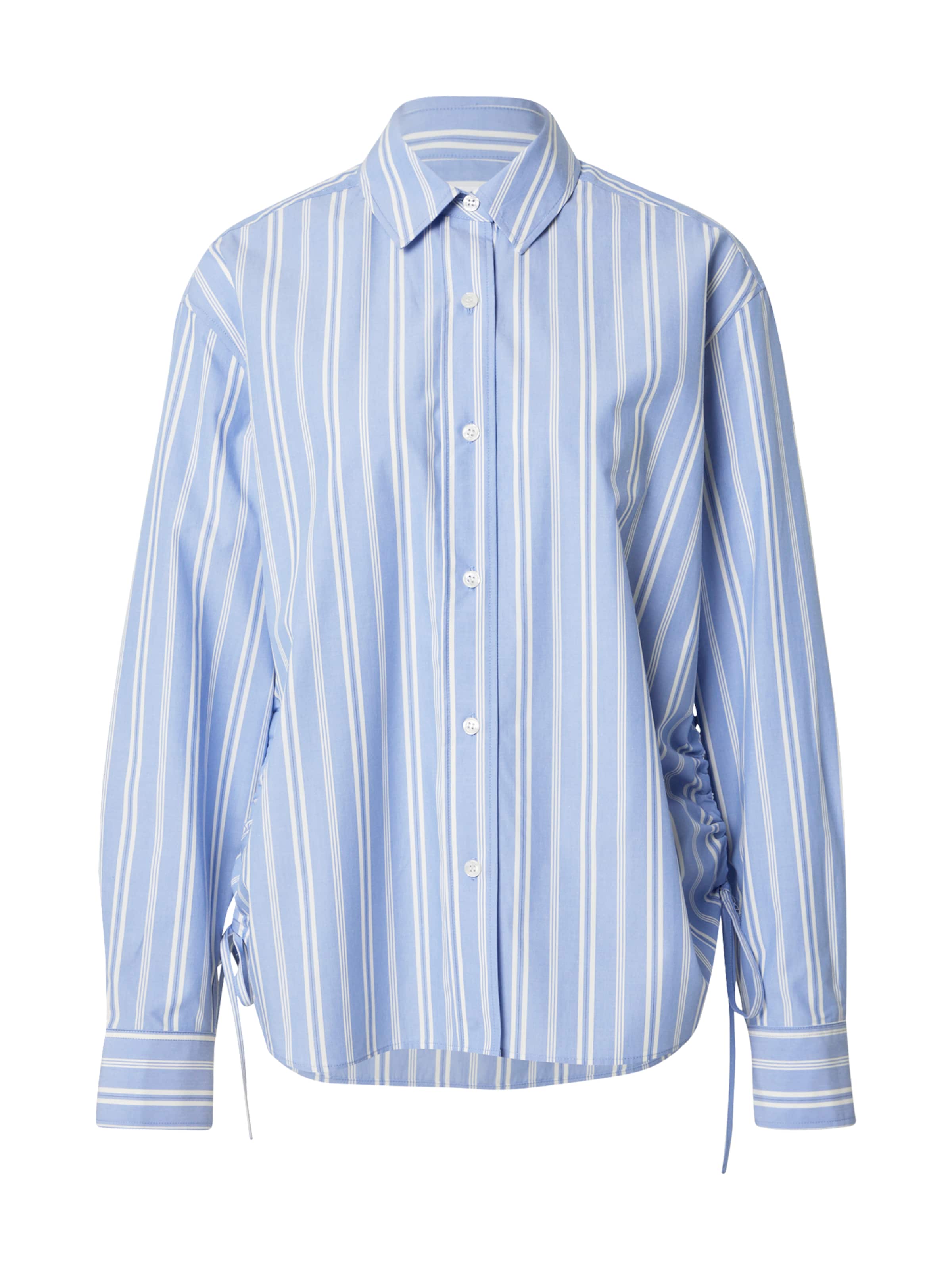 Samsøe Samsøe Блуза &#x27;Catan&#x27; в синьо: отпред