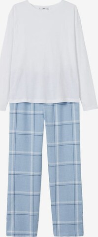 MANGO Pajama in White: front