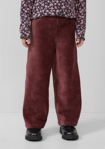 s.Oliver Wide leg Pants in Red: front