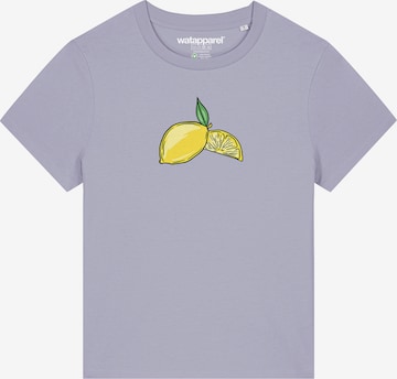 Watapparel Shirt 'Lemon' in Purple: front