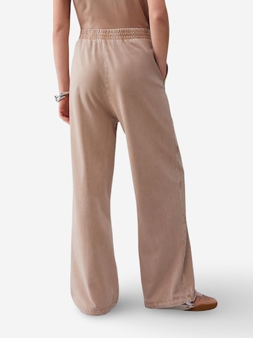Liu Jo Loose fit Sports trousers 'ECS JERSEY LUNGO TA6102 JS008' in Beige