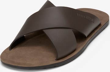 Marc O'Polo Pantolette 'Lua' in Braun: Vorderseite