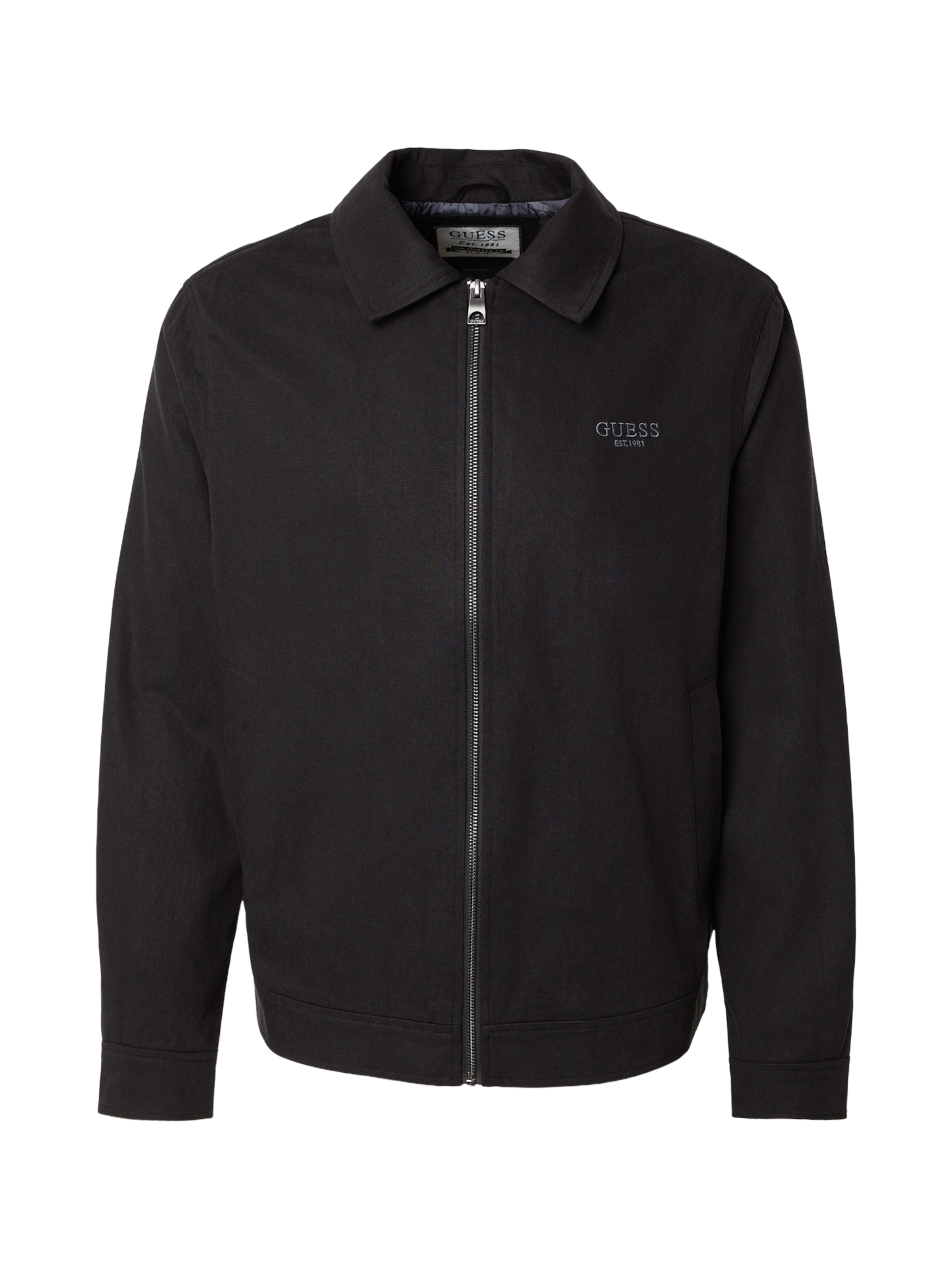 GUESS - Chaqueta de entretiempo en negro: frente