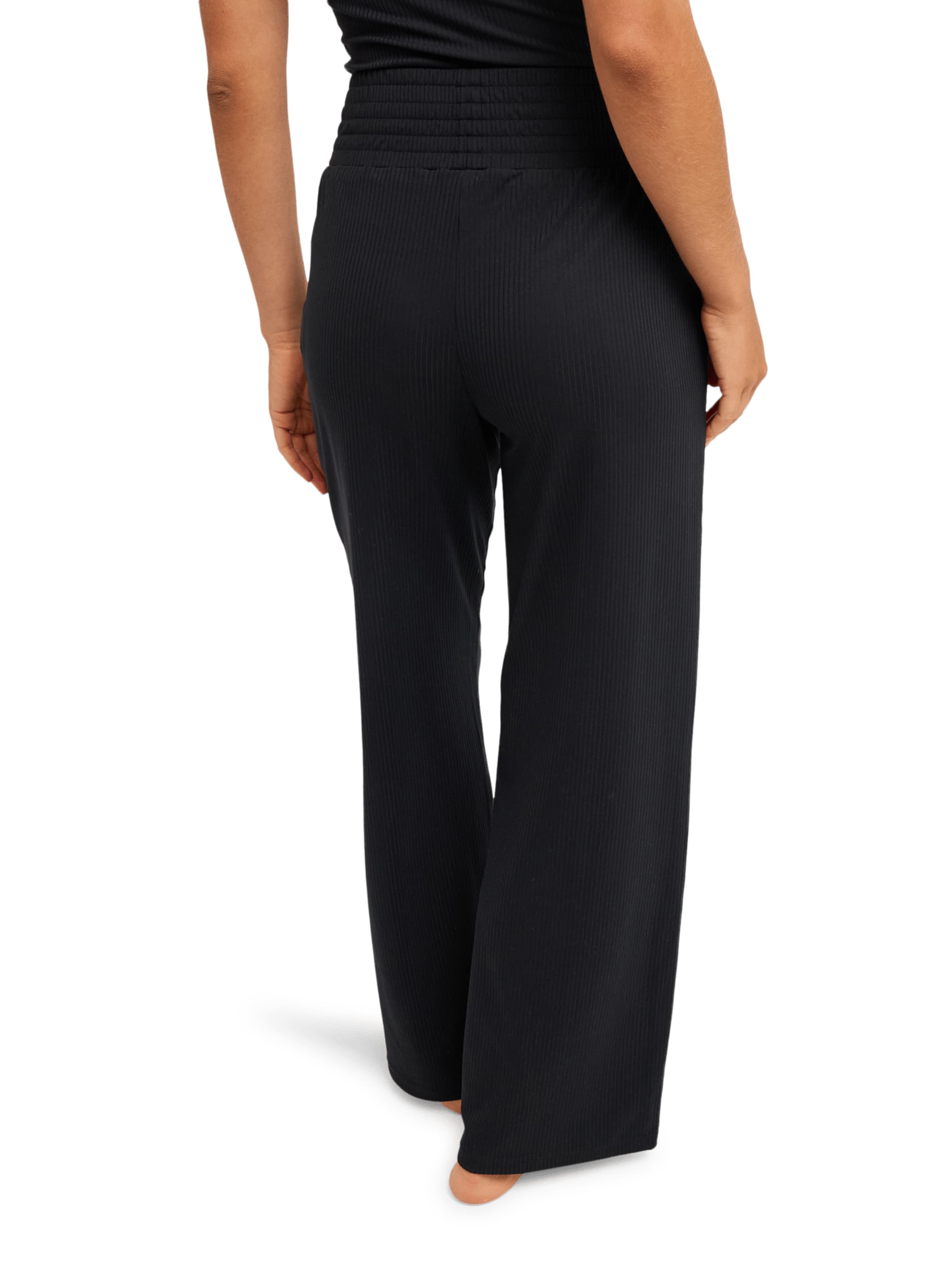 ROXY Wide leg Pants 'Rise & Vibe' in Black