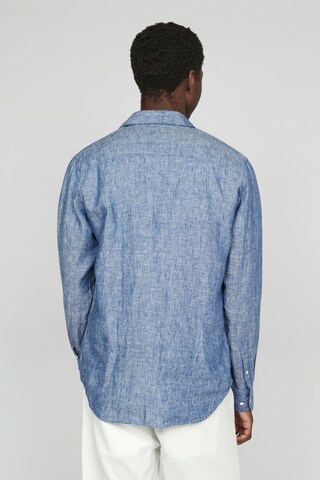 Matinique Regular fit Overhemd 'Marc' in Blauw