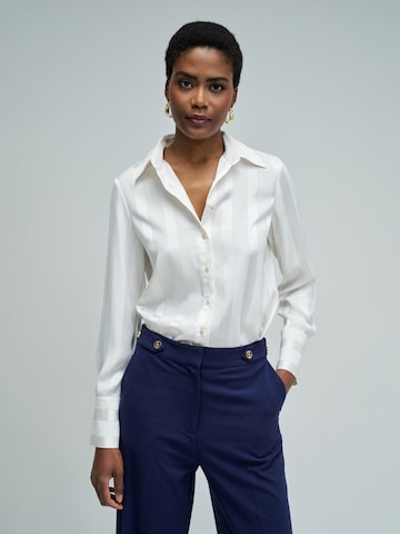 Salsa Jeans Bluse in Weiß: Vorderseite