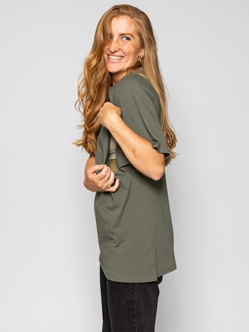 dayê rose Oversized Shirt 'Heather' in Green