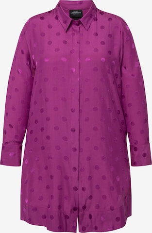 Chemisier Ulla Popken en violet : devant