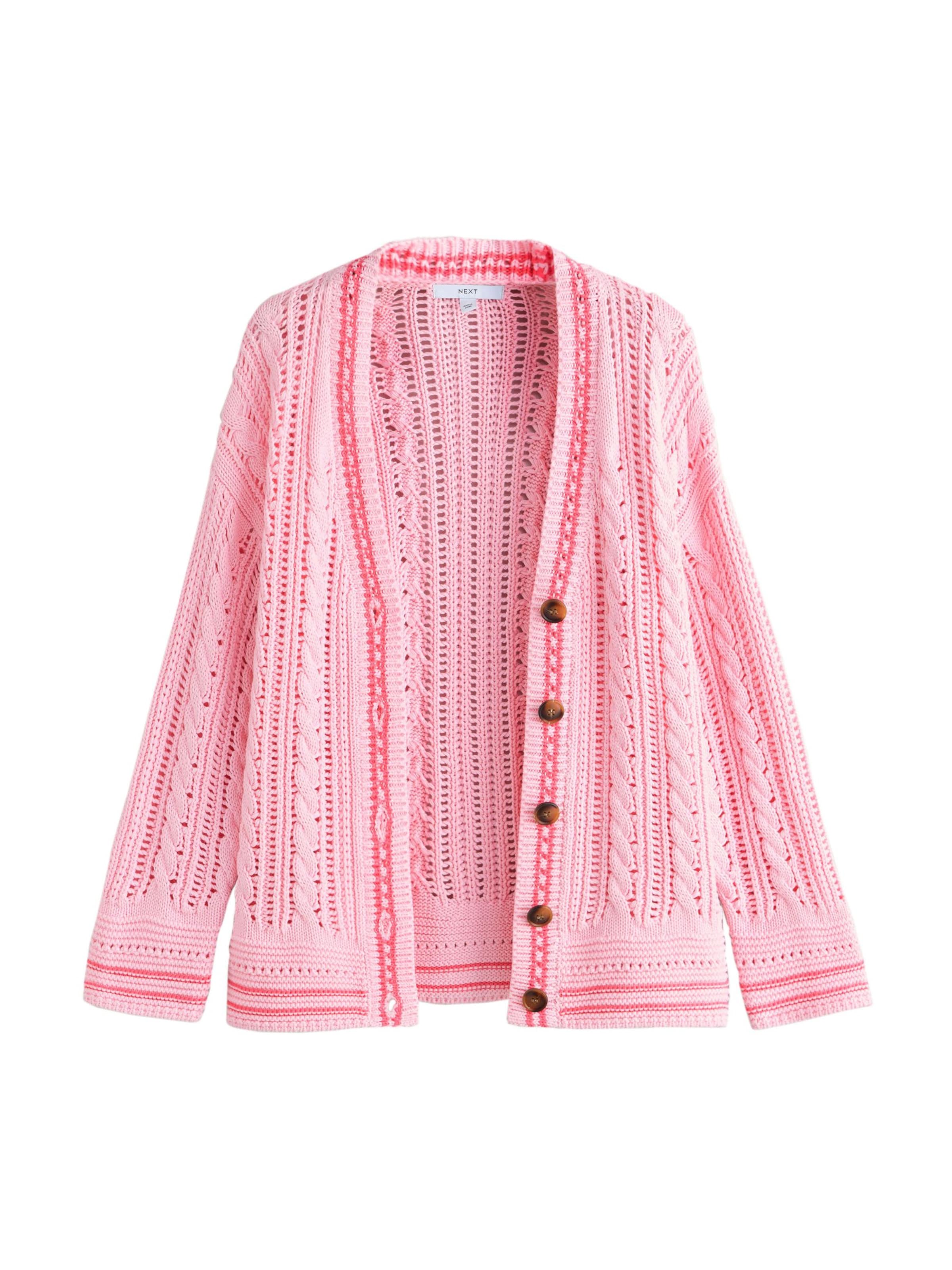 Next Cardigan en rose / framboise, Vue avec produit