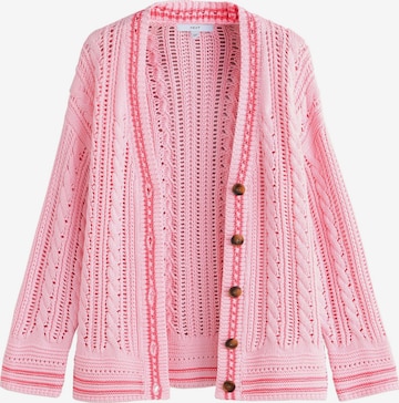 Next Knit Cardigan in Pink: front