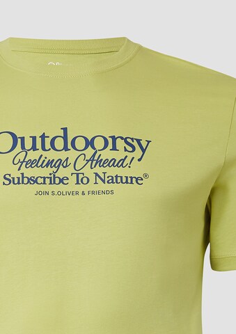 T-Shirt s.Oliver en jaune