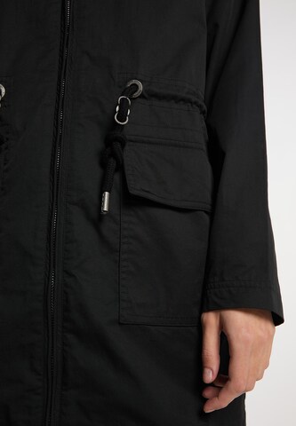 Parka mi-saison DreiMaster Vintage en noir