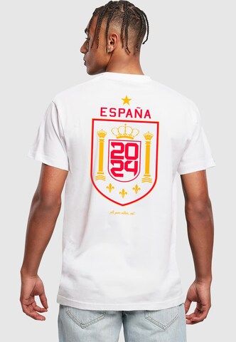 Mister Tee Shirt 'Espana' in White: front